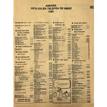 Hasyılmaz Ankara 1986 Meslek Reklam Ilanı Efemera S3
