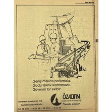 Hasyılmaz Ankara 1986 Meslek Reklam Ilanı Efemera S205
