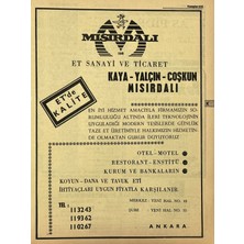 Hasyılmaz Ankara 1986 Meslek Reklam Ilanı Efemera S225