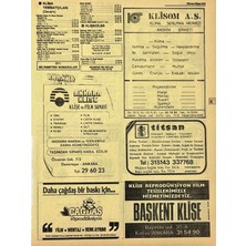 Hasyılmaz Ankara 1986 Meslek Reklam Ilanı Efemera S239