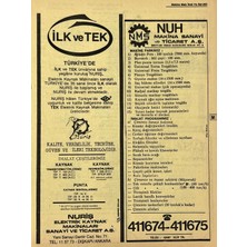 Hasyılmaz Ankara 1986 Meslek Reklam Ilanı Efemera S263