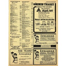 Hasyılmaz Ankara 1986 Meslek Reklam Ilanı Efemera S399