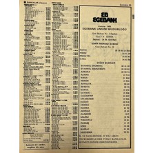 Hasyılmaz Izmir 1982-1983 Meslek Reklam Ilanı Efemera S55