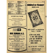 Hasyılmaz Izmir 1982-1983 Meslek Reklam Ilanı Efemera S205