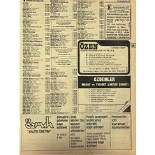 Hasyılmaz Ankara 1986 Meslek Reklam Ilanı Efemera S177