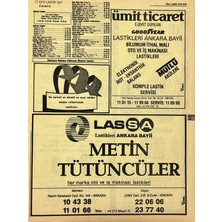 Hasyılmaz Ankara 1986 Meslek Reklam Ilanı Efemera S359