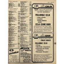 Hasyılmaz Izmir 1982-1983 Meslek Reklam Ilanı Efemera S503