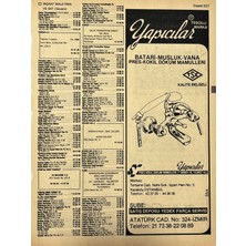 Hasyılmaz Izmir 1982-1983 Meslek Reklam Ilanı Efemera S237