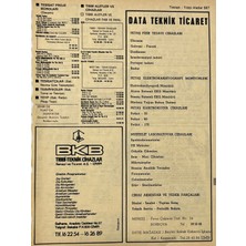 Hasyılmaz Izmir 1982-1983 Meslek Reklam Ilanı Efemera S567