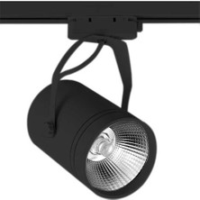 Ack 30W Sıyah 3000K Cob LED Monofaze Ray Armatürü