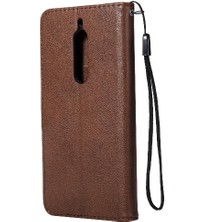 BDT Market Kart Yuvası Klasik Düz Renk Iş Cüzdan ile Nokia 5 Için Flip Case (Yurt Dışından)