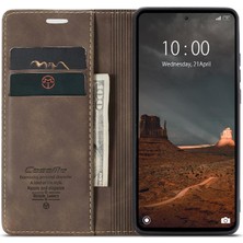 BDT Market Xiaomi Redmi Için Flip Case 11A 4g Kılıf Kart Yuvası Kickstand Flip Folio Kitap (Yurt Dışından)