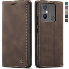 BDT Market Xiaomi Redmi Için Flip Case 11A 4g Kılıf Kart Yuvası Kickstand Flip Folio Kitap (Yurt Dışından)