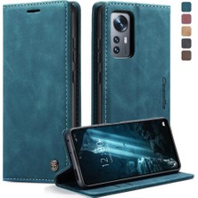 BDT Market Xiaomi 12/12X/12S Için Flip Case Vintage Pu Deri Cüzdan Flip Folio Kitap (Yurt Dışından)