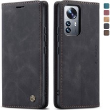 BDT Market Xiaomi 12 Pro Için Flip Case Manyetik Kapatma Darbeye Çevir Folio Kitap (Yurt Dışından)