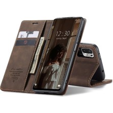 BDT Market Xiaomi Poco M3 Pro 5g Için Flip Case Vintage Pu Deri Cüzdan Manyetik (Yurt Dışından)