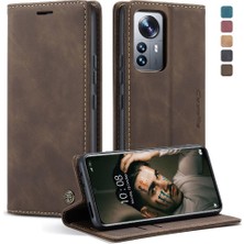 BDT Market Xiaomi 12 Pro Için Flip Case Manyetik Kapatma Darbeye Çevir Folio Kitap (Yurt Dışından)