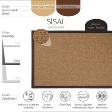 Cool Halı Kyoto M401 Hav Toz Vermez Kolay Temizlenen Hasır Doku İnce Düğüm İthal Sisal Halı