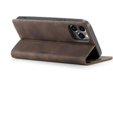 BDT Market Iphone 15 Için Flip Case Pro Flip Folio Kitap Vintage Pu Deri Cüzdan Kılıf (Yurt Dışından)