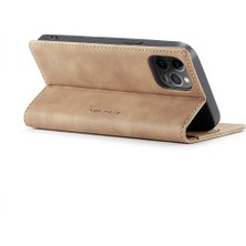 BDT Market Iphone 12 Için Flip Case Pro Max Manyetik Kapatma Darbeye Vaka Kart Yuvası (Yurt Dışından)