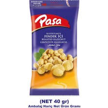 Paşa Kavrulmuş Fındık İçi 40 GR x 12 Adet (Naturel 1. Kalite)