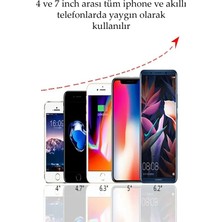 Nice Shop Çok Amaçlı Manyetik Telefon Tutucu Siyah Güçlü 6 Mıknatıslı