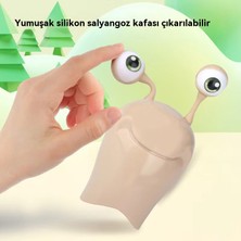 Janjonstar Çocuk Elektrikli Evrensel Sallanan Kafa Salyangoz Oyuncak 3D Işık Projeksiyon Müzik Ebeveyn-Çocuk Oyuncağı (Yurt Dışından)