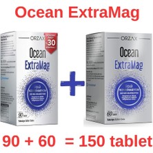 Ocean Extramag Üçlü Kombinasyon 200 Mg Magnezyum 150 Tablet