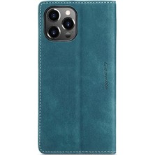 Colorful Shop Iphone 15 Için Flip Case Pro Flip Folio Kitap Vintage Pu Deri Cüzdan Kılıf (Yurt Dışından)