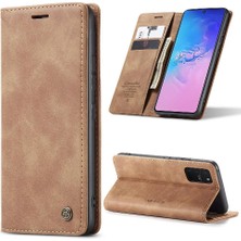 Colorful Shop Samsung Galaxy S10 Lite Flip Case Için Folio Kitap Vintage Pu Deri (Yurt Dışından)