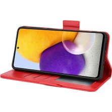 Colorful Shop Samsung Galaxy Için Kılıf A52S 5g Pu Deri Manyetik Yan Toka Kart Yuvaları (Yurt Dışından)