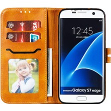 Colorful Shop Samsung Galaxy S7 Kart Tutucu Kabartmalı Kickstand Kapatma Için Cüzdan Kılıf (Yurt Dışından)