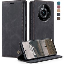 Colorful Shop Realme 11 Pro 5g Için Flip Case Vintage Pu Deri Cüzdan Manyetik Kapatma (Yurt Dışından)