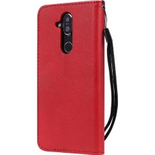 Colorful Shop Kart Yuvası Klasik Düz Renk Iş Cüzdan ile Nokia X7 Için Flip Case (Yurt Dışından)