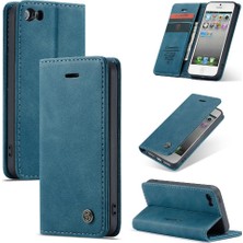 Colorful Shop Iphone 5s Için Flip Case Vintage Pu Deri Cüzdan Flip Folio Kitap Manyetik (Yurt Dışından)