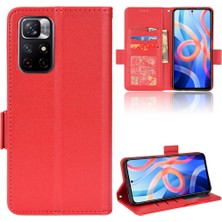 Colorful Shop Xiaomi Redmi Için Not 11 5g Pu Deri Manyetik Cüzdan Kart Yuvaları (Yurt Dışından)