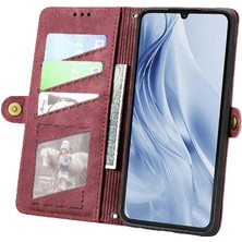 Colorful Shop Onur X7B 4g Için Flip Case Basit Iş Deri Kılıf Cüzdan Darbeye (Yurt Dışından)