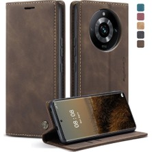 Colorful Shop Realme 11 Pro 5g Için Flip Case Vintage Pu Deri Cüzdan Manyetik Kapatma (Yurt Dışından)