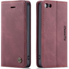 Colorful Shop Iphone 5s Için Flip Case Vintage Pu Deri Cüzdan Flip Folio Kitap Manyetik (Yurt Dışından)