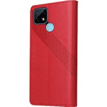 Colorful Shop Realme C21 4 Köşe Koruma Kickstand Darbeye Üç Için Flip Case (Yurt Dışından)