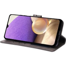 Colorful Shop Samsung Galaxy A32 5g Kabartmalı Kart Tutucu Için Cüzdan Durumda Tüm Yuvarlak (Yurt Dışından)