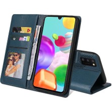 Colorful Shop Samsung Galaxy A41 Üç Kart Yuvaları Premium Deri 4 Için Flip Case (Yurt Dışından)