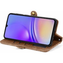 Colorful Shop Samsung Galaxy A05 4g Için Flip Case Cüzdan Kapak Çevirin Deri Kılıf Basit (Yurt Dışından)