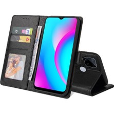 Colorful Shop Realme C15 Darbeye 4 Köşe Koruma Kickstand Üç Için Flip Case (Yurt Dışından)