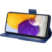 Colorful Shop Samsung Galaxy Için Kılıf A52S 5g Pu Deri Manyetik Yan Toka Kart Yuvaları (Yurt Dışından)