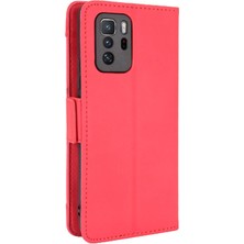 Colorful Shop Xiaomi Poco M4 Pro Ayarlanabilir Ayrılabilir Kart Tutucu Manyetik Kapatma Deri Cüzdan Kapak (Yurt Dışından)