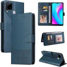 Colorful Shop Realme C15 Darbeye 4 Köşe Koruma Kickstand Üç Için Flip Case (Yurt Dışından)