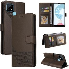 Colorful Shop Realme C21 4 Köşe Koruma Kickstand Darbeye Üç Için Flip Case (Yurt Dışından)