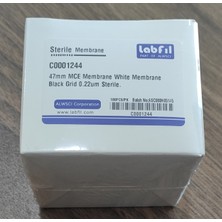 Alwsci Membrane 47 mm Sterile Mce Grid Filter White Membrane/black 0.22UM