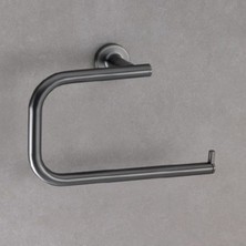 System Banyo Aksesuarları Hoop Duvara Monte Halka Havluluk Füme 24 cm